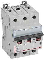 Выключатель автоматический Legrand DX3-E 6000 3п 4А C 6кА картинка